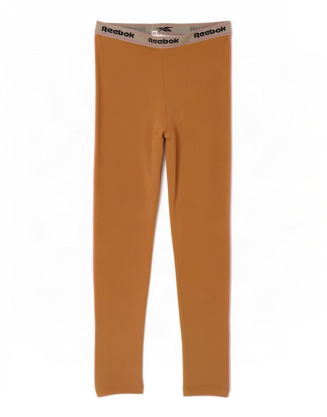 Leggings grafici Reebok per ragazze 8-9 anni Poliestere color block beige