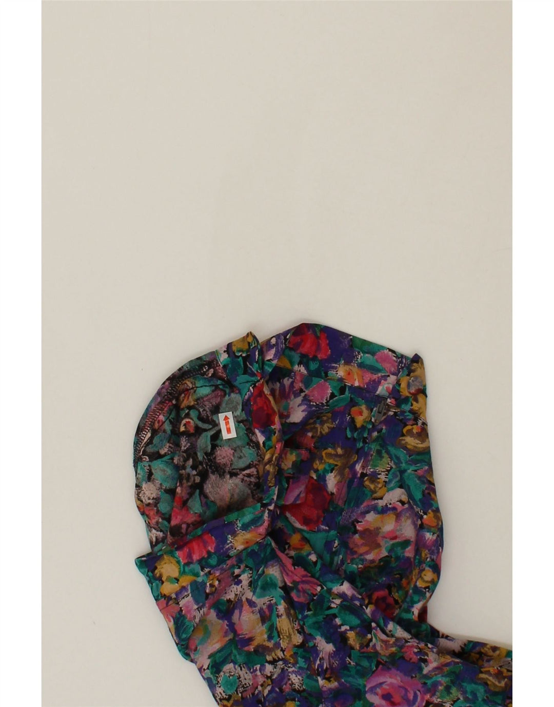 VINTAGE Womens A-Line Skirt UK 12 Medium W26  Multicoloured Floral Vintage Vintage and Second-Hand Vintage from Messina Hembry 