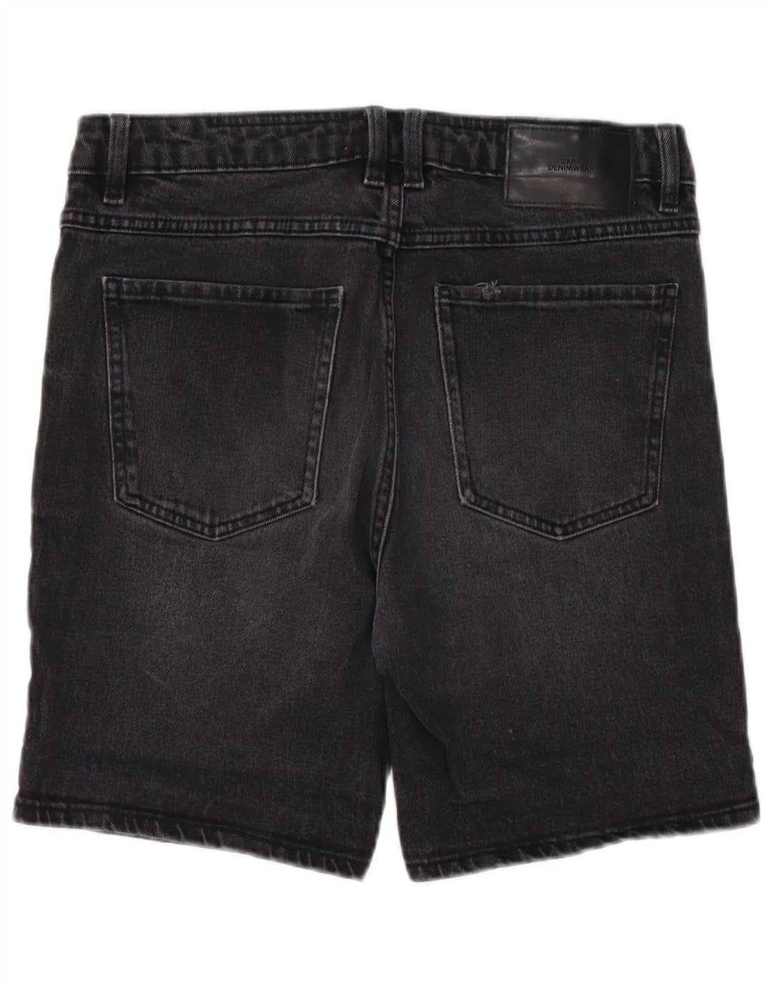 Pantaloncini di jeans da uomo Zara EU 38 piccoli W30 neri