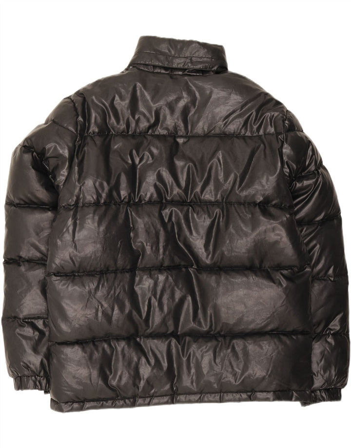 Giacca imbottita con cappuccio da uomo Lotto UK 46 3XL poliestere nero