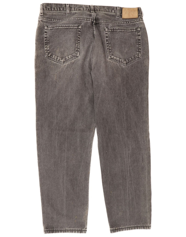 Jeans affusolati da uomo Calvin Klein W40 L30 cotone grigio