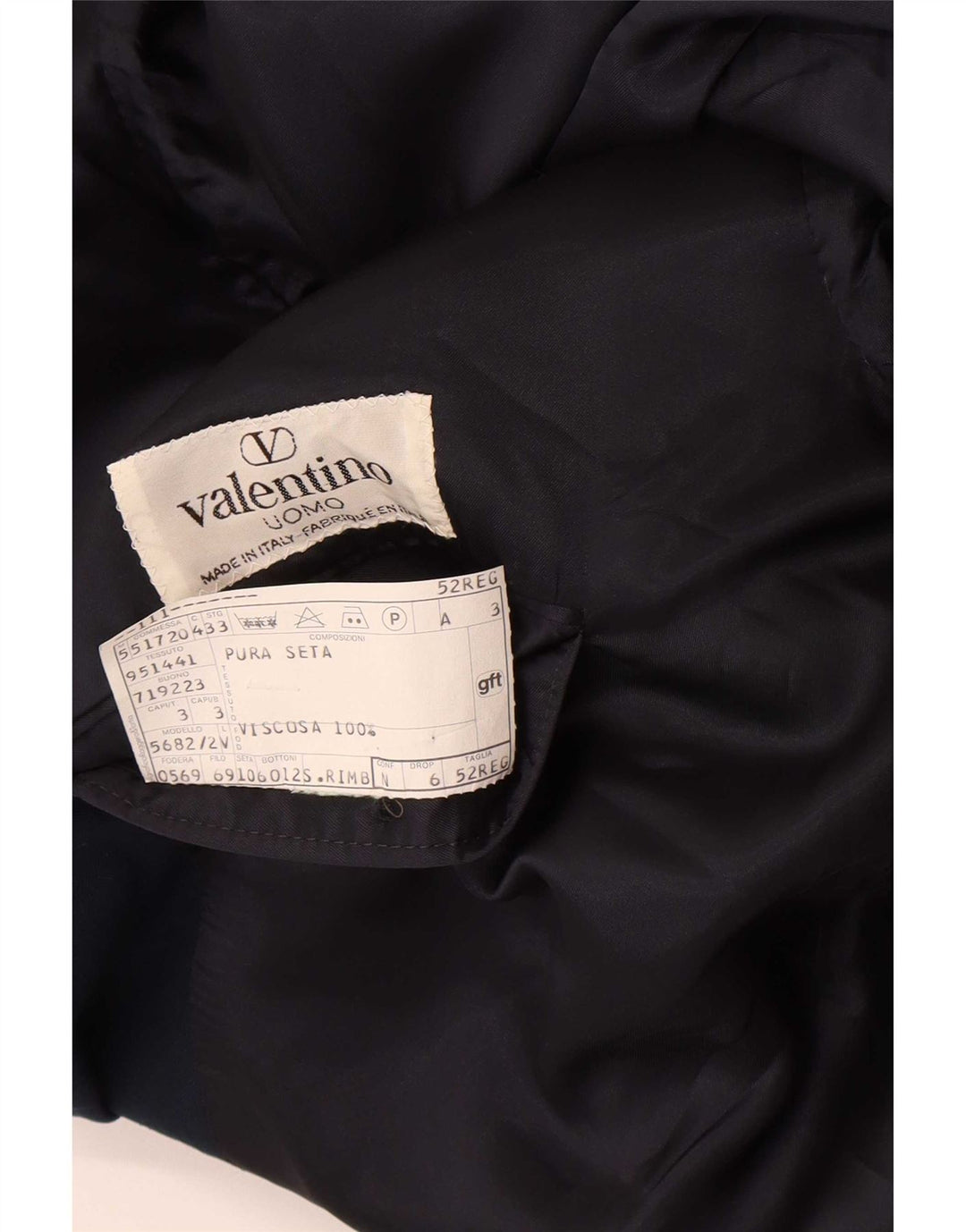 Giacca Blazer Doppiopetto Valentino Uomo IT 52 XL Blu Navy