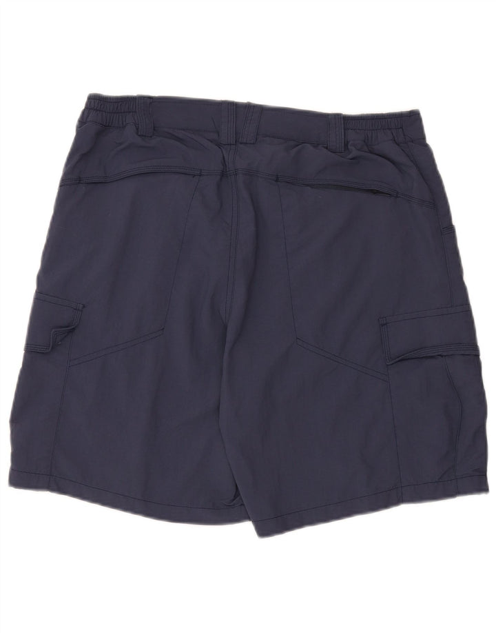 Pantaloncini cargo da uomo McKinley W33 medio blu navy in poliammide