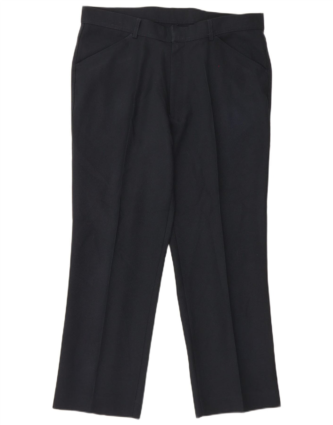 Pantaloni casual dritti da uomo Farah W38 L29 poliestere nero