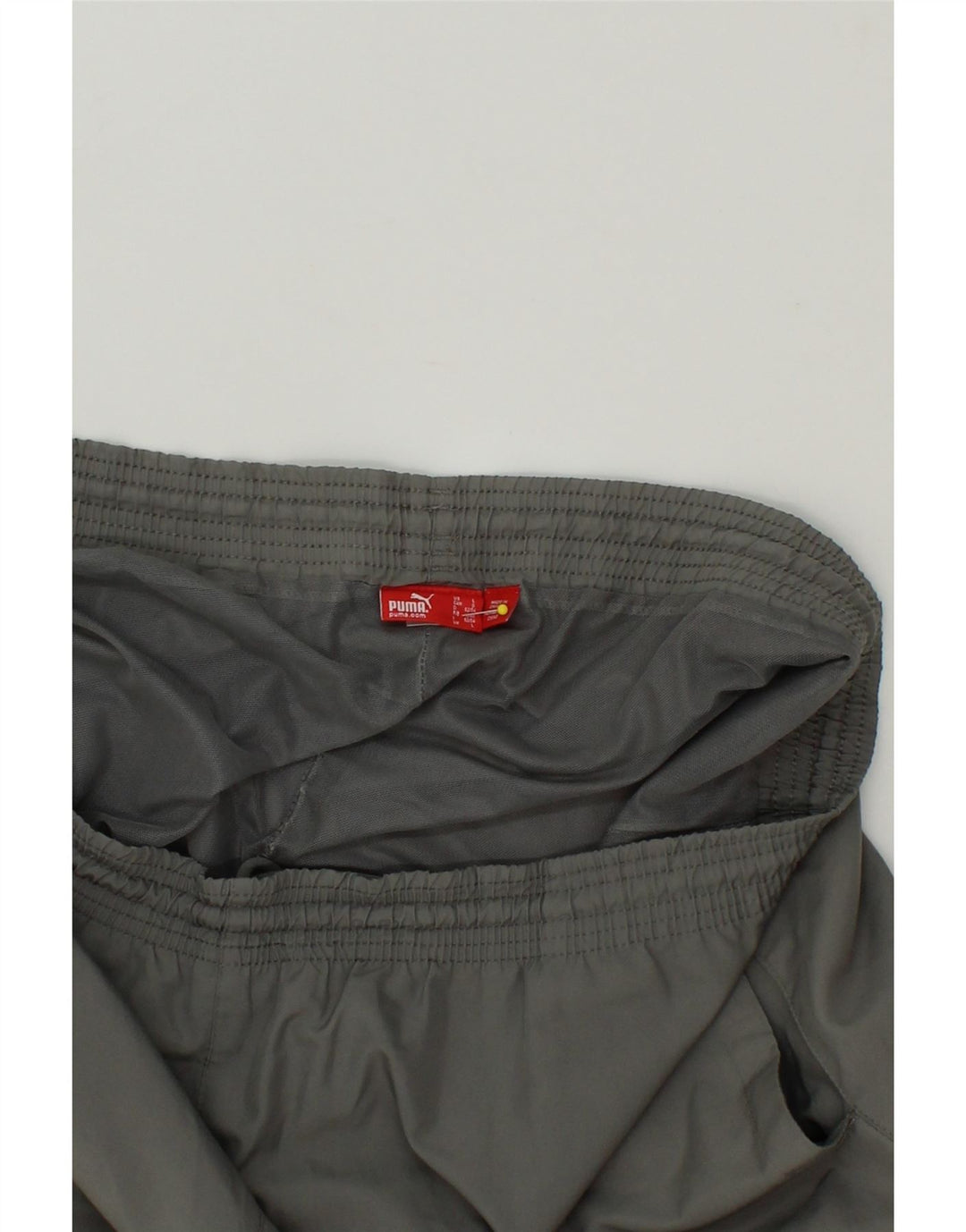 PUMA Mens Graphic Sport Shorts Large  Grey Vintage Puma and Second-Hand Puma from Messina Hembry 