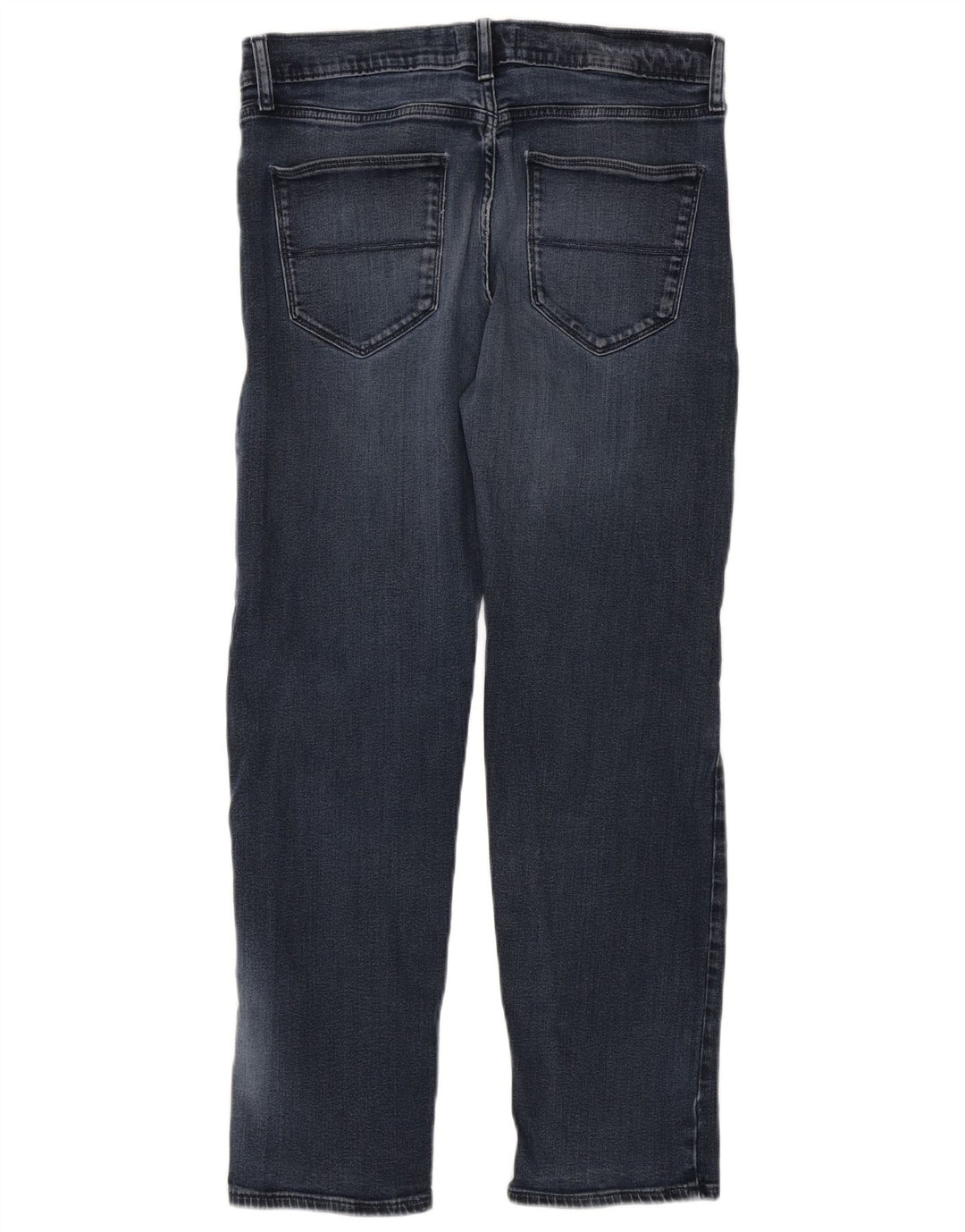 Jeans dritti da uomo Marks & Spencer W34 L31 cotone blu navy