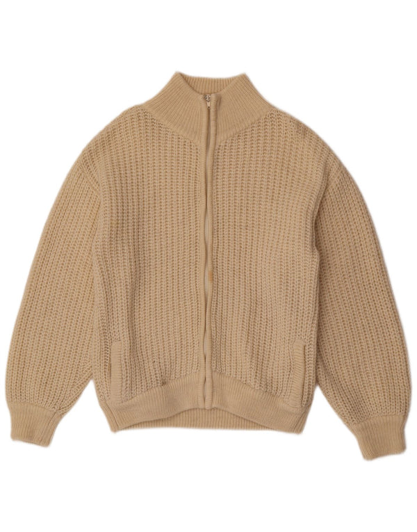 Maglione cardigan da uomo vintage UK 38 Beige medio