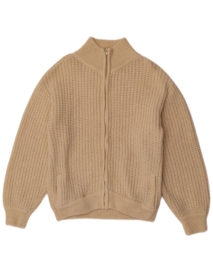 Maglione cardigan da uomo vintage UK 38 Beige medio