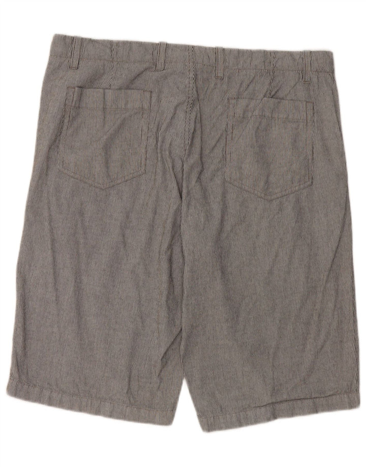 Pantaloncini chino da uomo Gap W36 grande cotone gessato grigio
