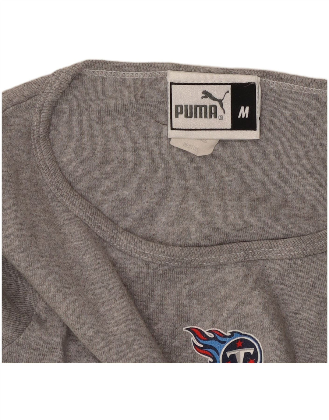 Top corto PUMA per ragazze Tennessee Titans manica lunga 11-12 anni Grigio medio