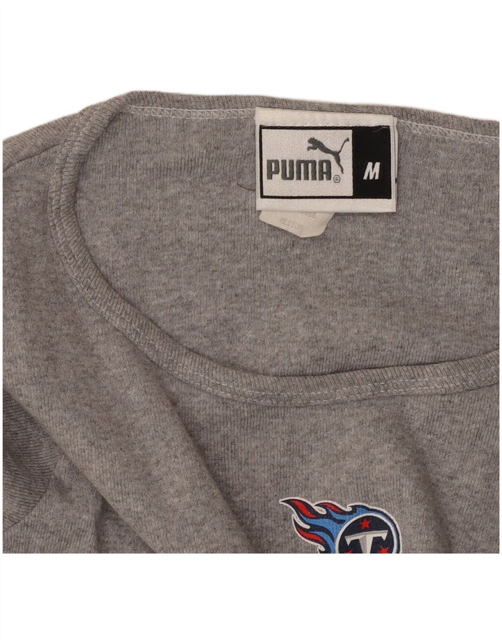 Top corto PUMA per ragazze Tennessee Titans manica lunga 11-12 anni Grigio medio