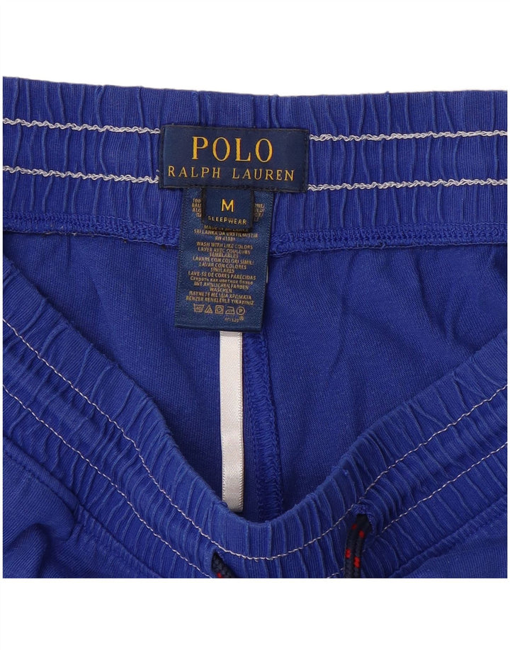 POLO RALPH LAUREN Pantaloncini sportivi grafici da uomo in cotone blu medio