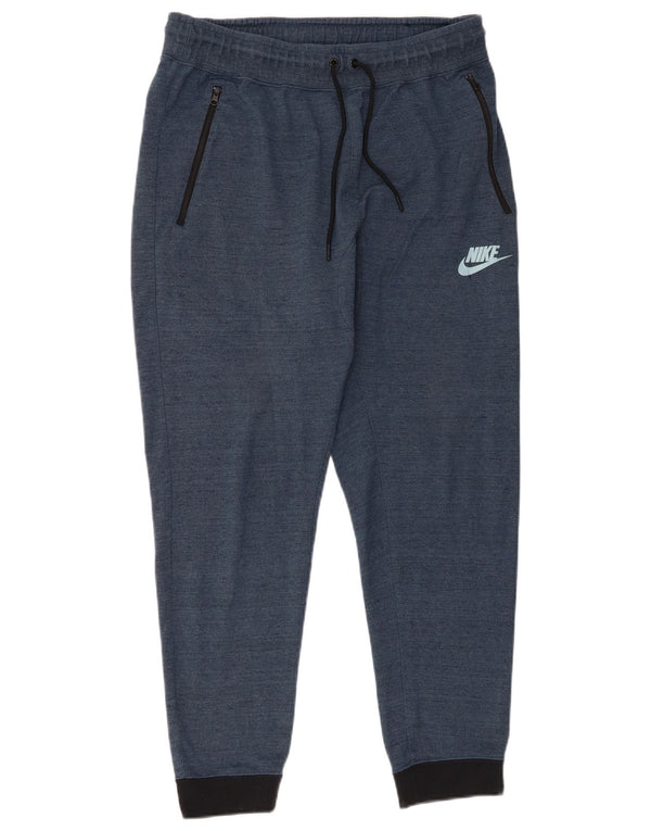 Pantaloni da tuta da uomo Nike Joggers Large Blu Navy Colourblock in cotone