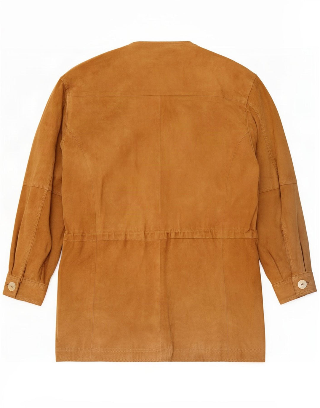 Giacca in pelle scamosciata da donna Yorn EU 38 in pelle marrone medio
