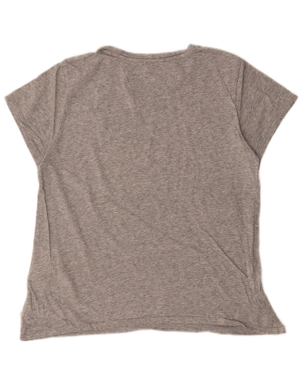 T-shirt grafica da donna Levi's Top UK 14 Cotone screziato grigio medio