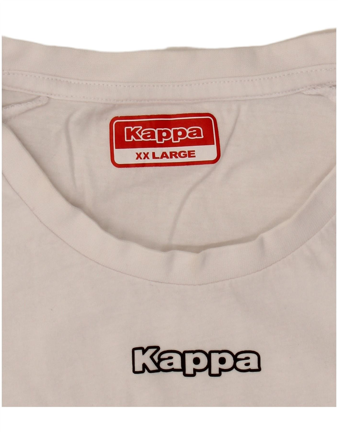 T-shirt grafica da uomo Kappa Top 2XL Bianca