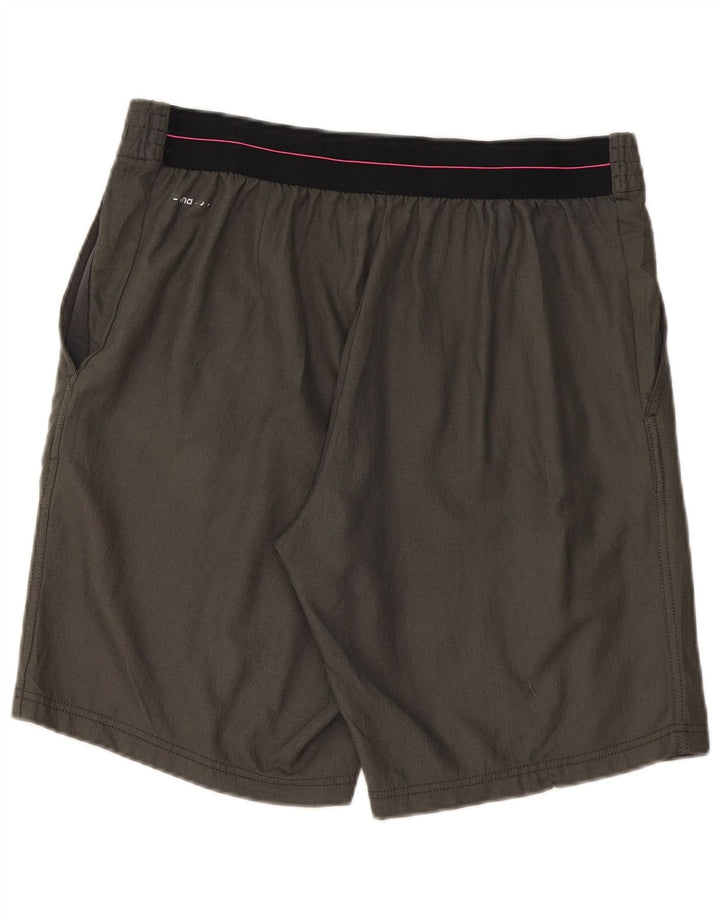 Pantaloncini sportivi Adidas Climacool da uomo di grandi dimensioni in poliestere grigio