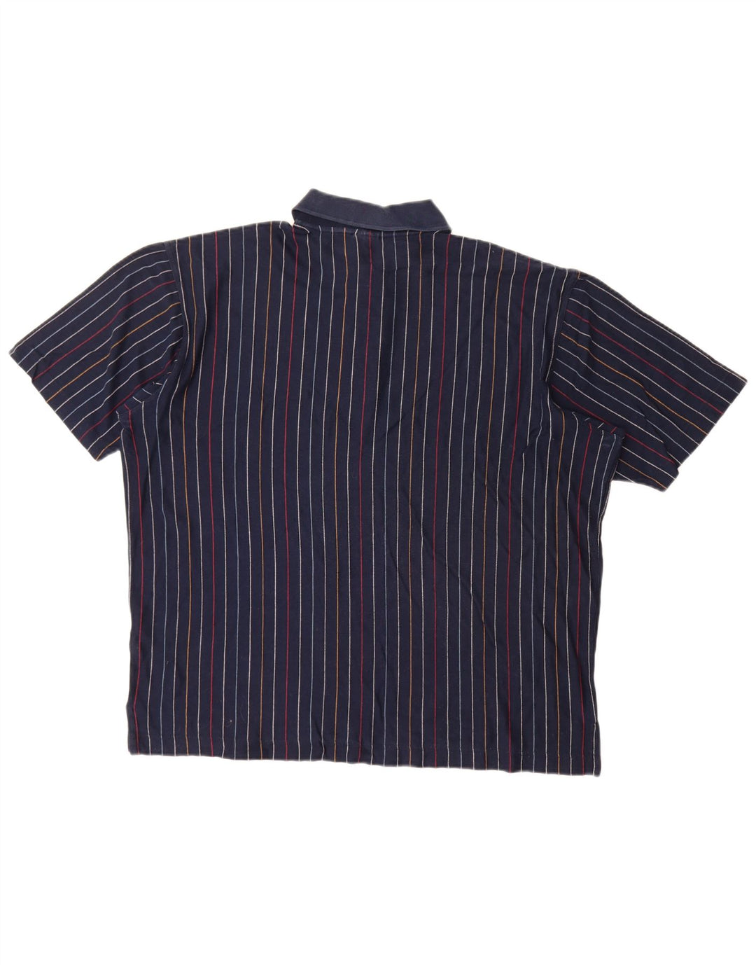 Polo da uomo Paul & Shark grande a righe blu navy
