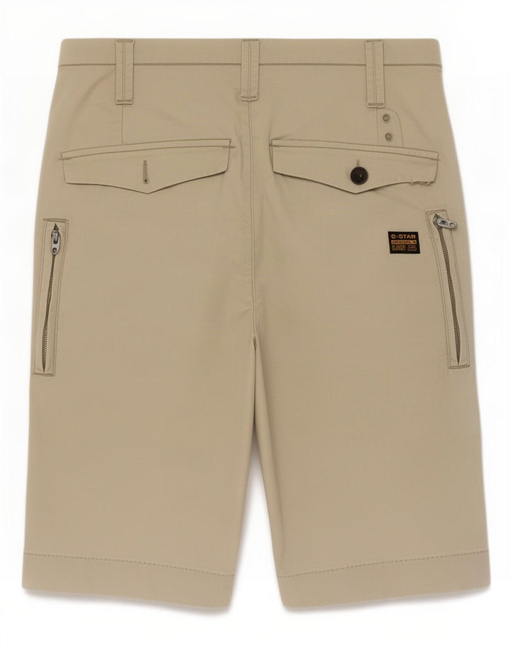 Pantaloncini cargo affusolati da uomo G-Star medi W32 in cotone beige