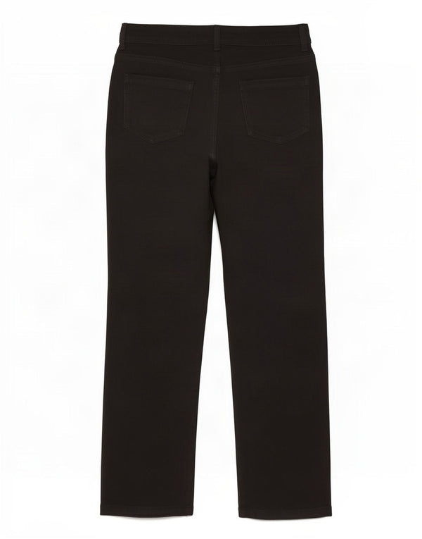 Jeans dritti da donna Marks & Spencer UK 12 medio W30 L30 cotone nero