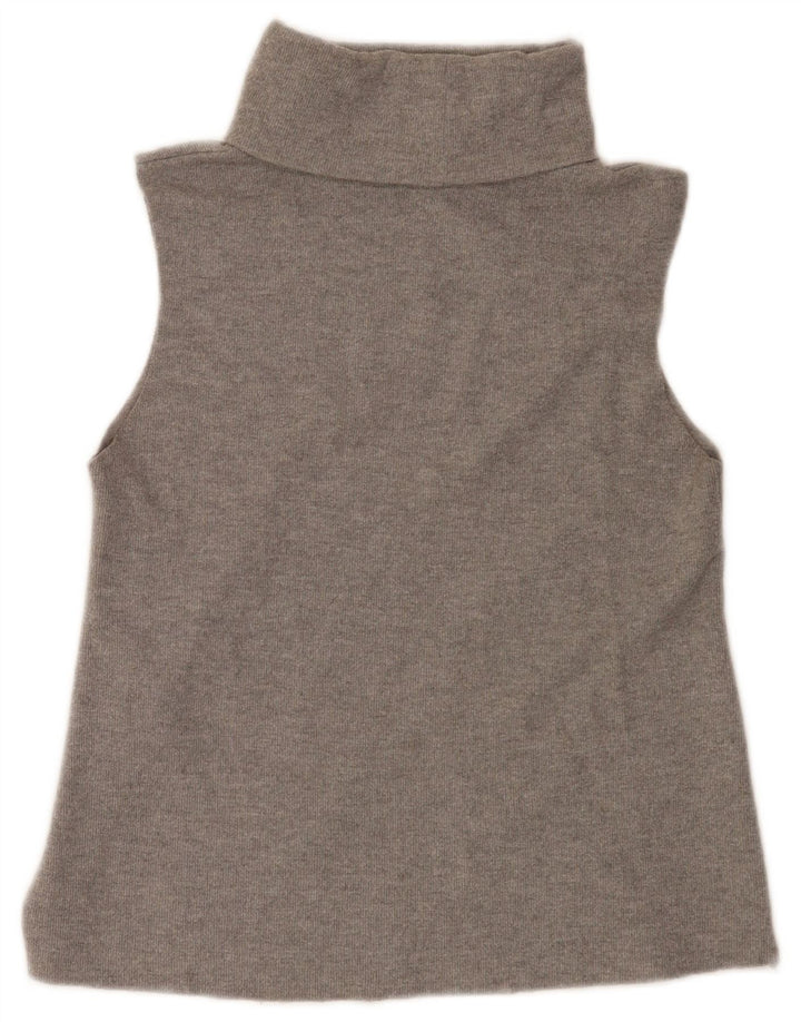 Canotta da donna Zara UK 10 piccola in poliestere grigio