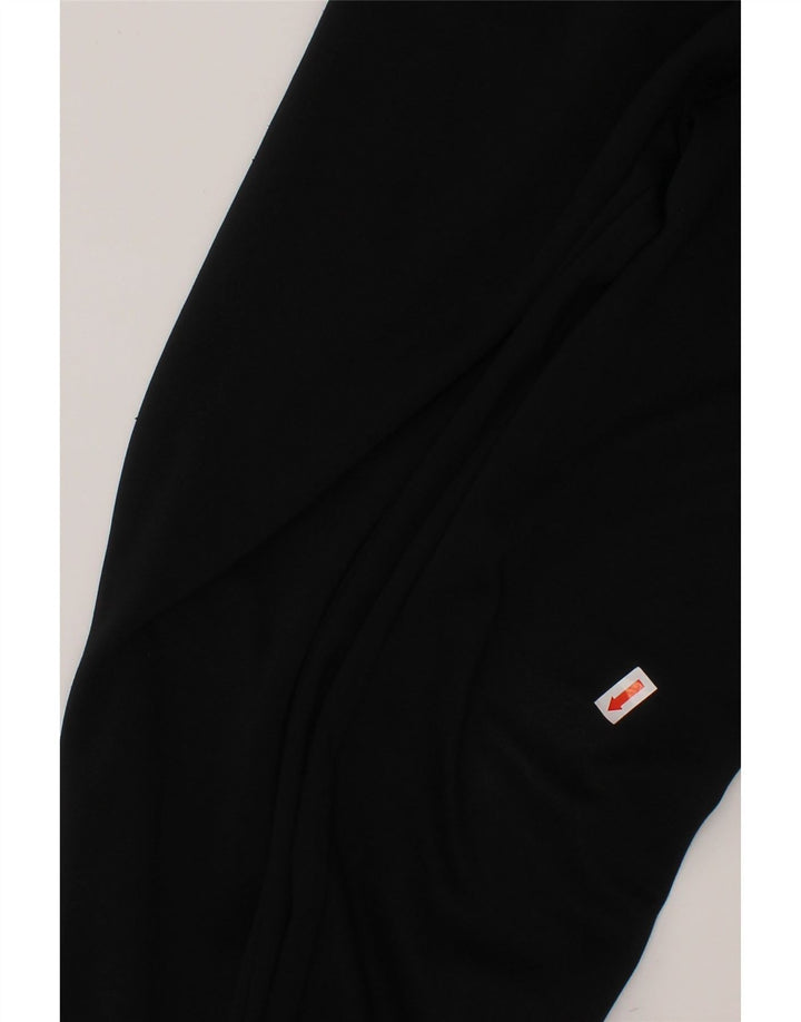 NIKE Boys Tracksuit Trousers 5-6 Years Medium Black Colourblock Polyester