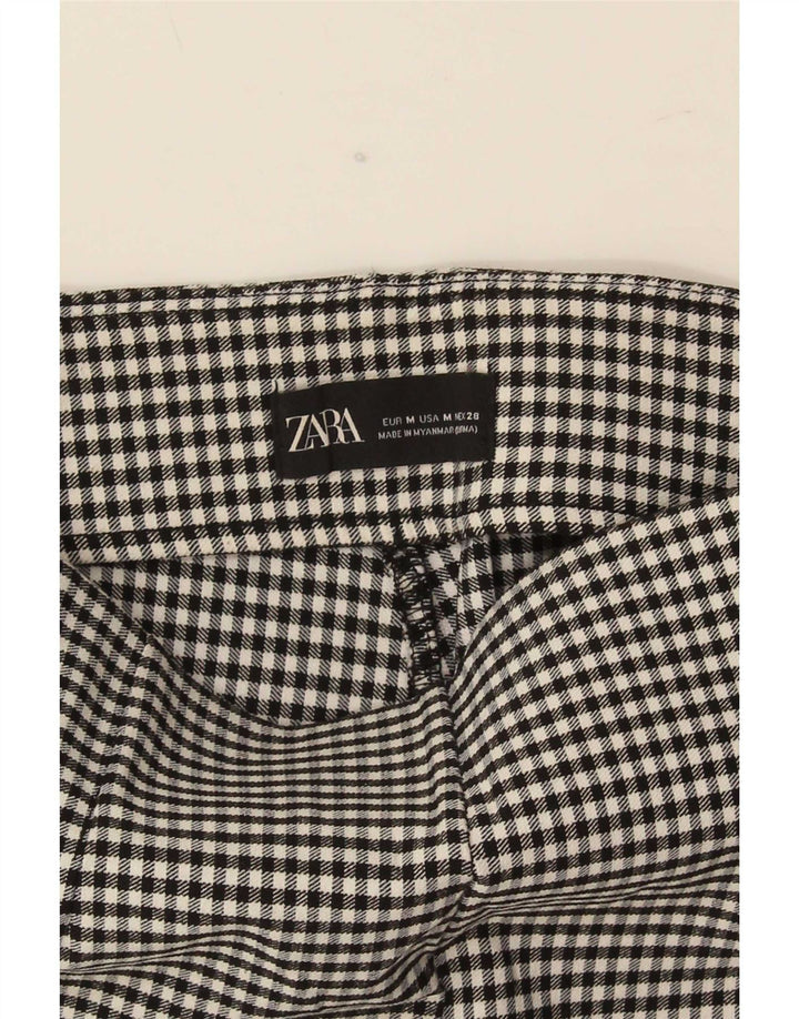 Leggings Zara da donna UK 12 medio nero a quadretti