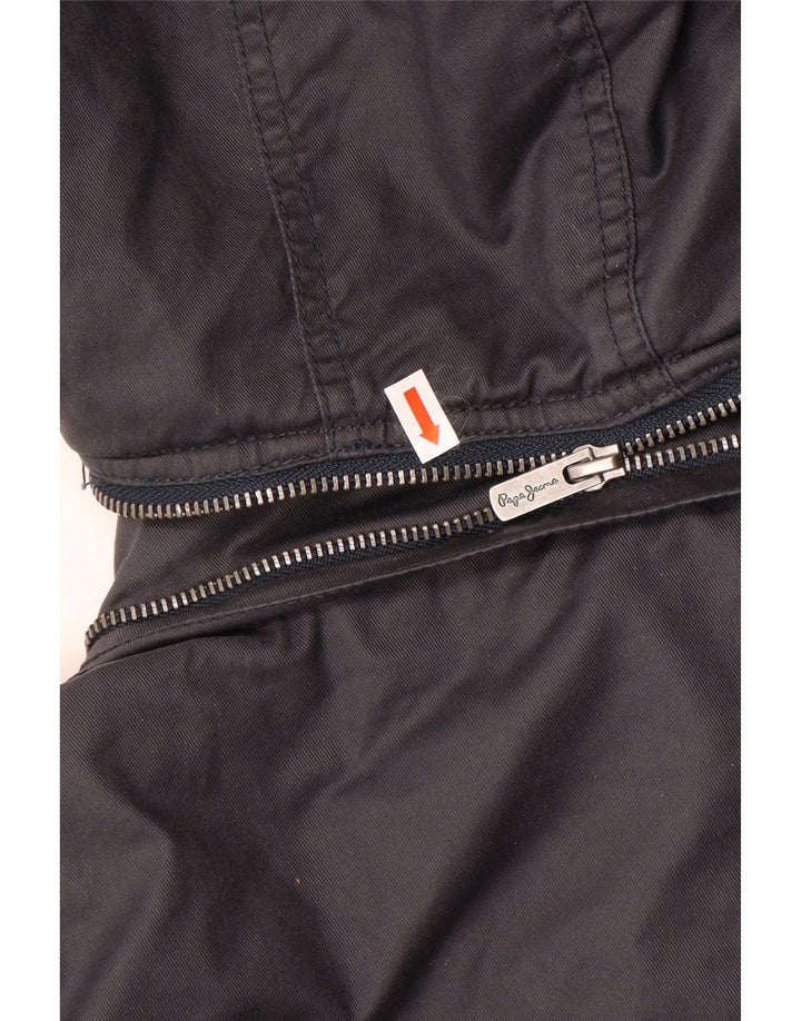 Giacca imbottita con cappuccio da donna PEPE Jeans UK 14 cotone medio blu navy