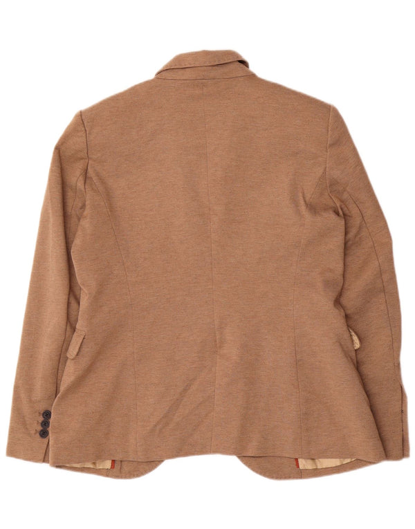Giacca blazer da donna a 1 bottone Zara UK 18 XL Beige
