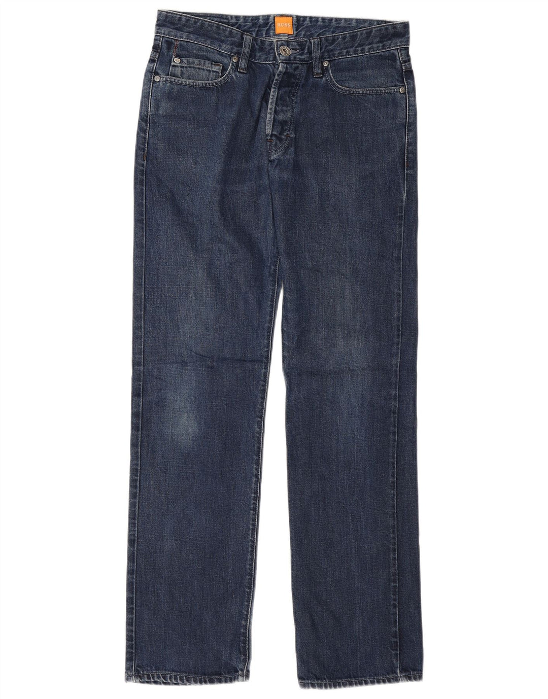 Jeans dritti da uomo Hugo Boss W31 L34 cotone blu