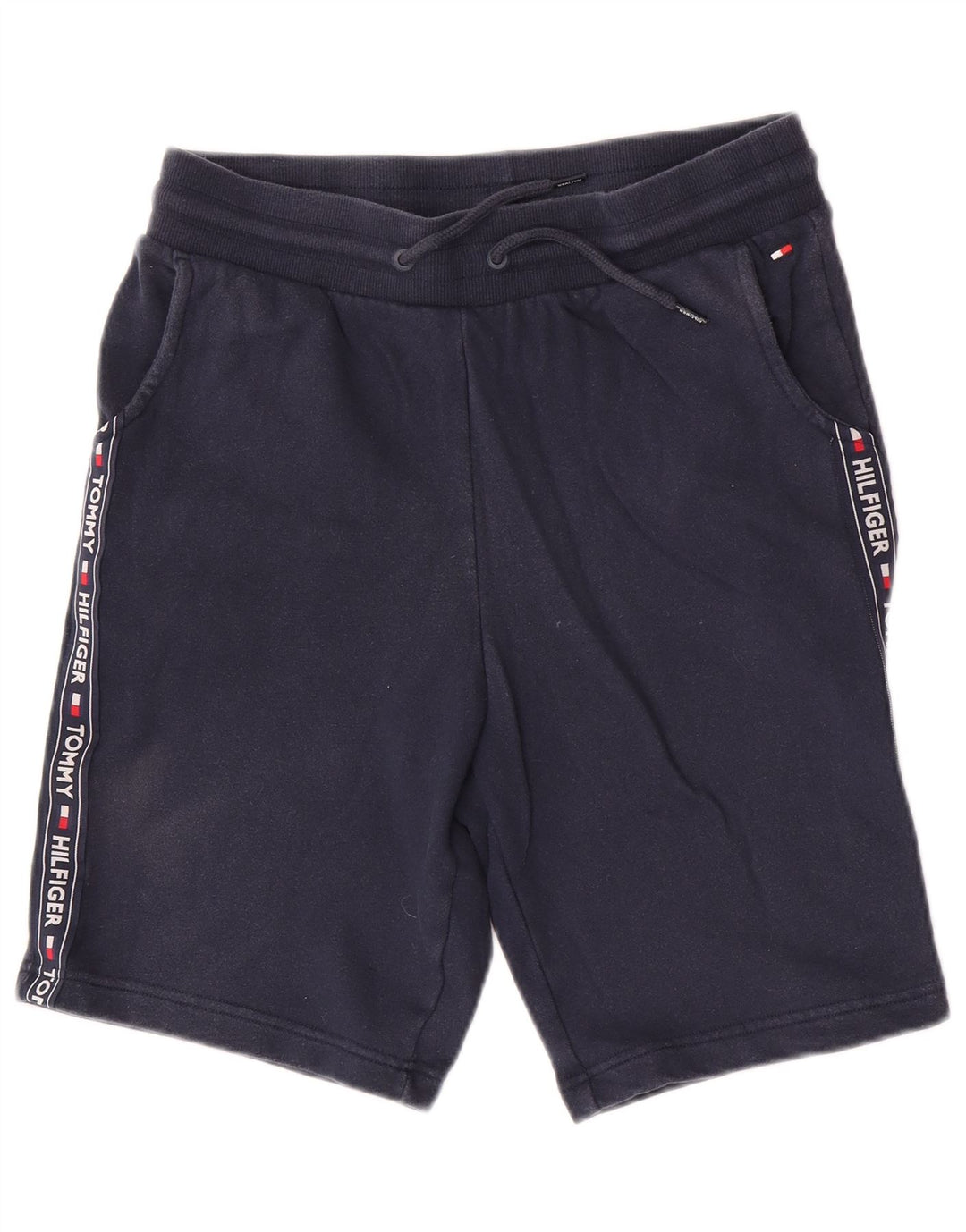 Pantaloncini sportivi grafici da uomo Tommy Hilfiger medio cotone blu navy