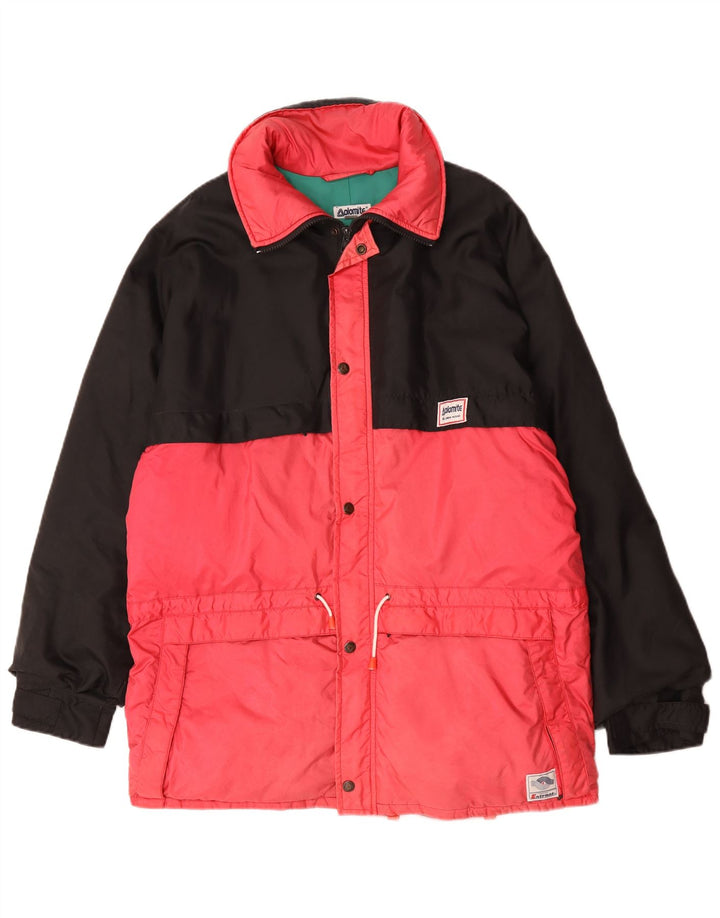 Giacca da sci da uomo dalla vestibilità ampia Dolomite UK 38 Nylon color block rosa medio