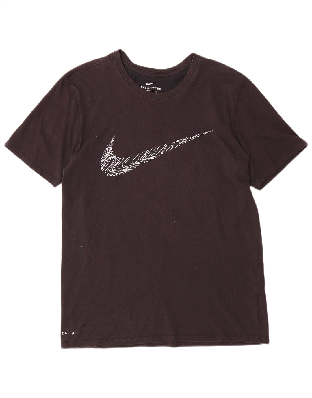T-shirt grafica NIKE da uomo con taglio atletico, colore nero medio