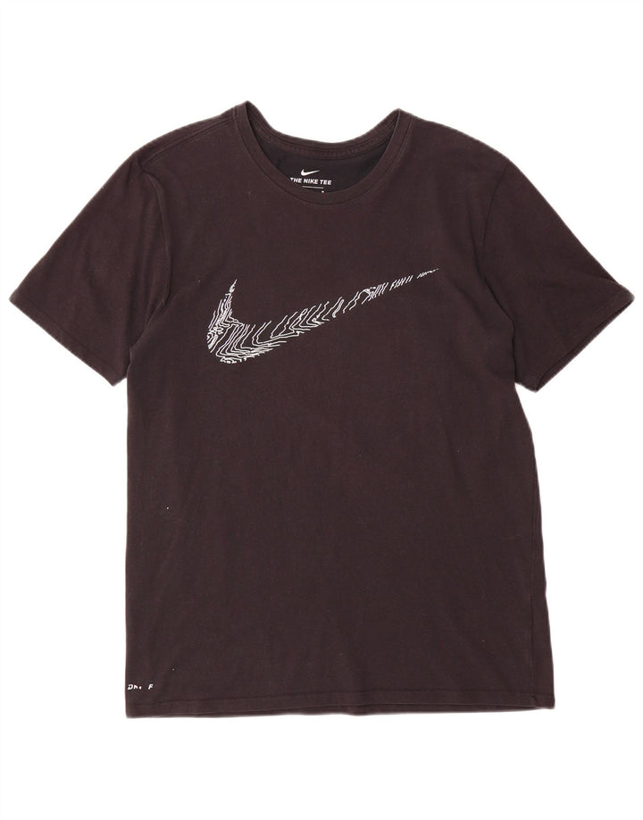 T-shirt grafica NIKE da uomo con taglio atletico, colore nero medio