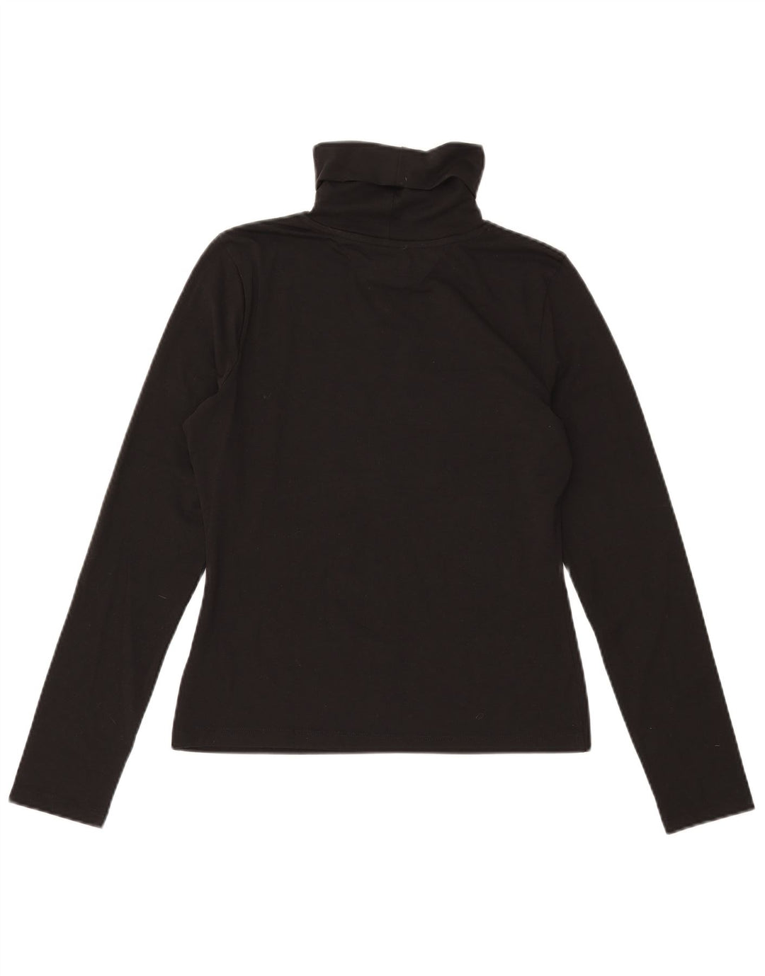 Tommy Hilfiger Donna Graphic Top Manica Lunga UK 14 Medio Nero Poliestere