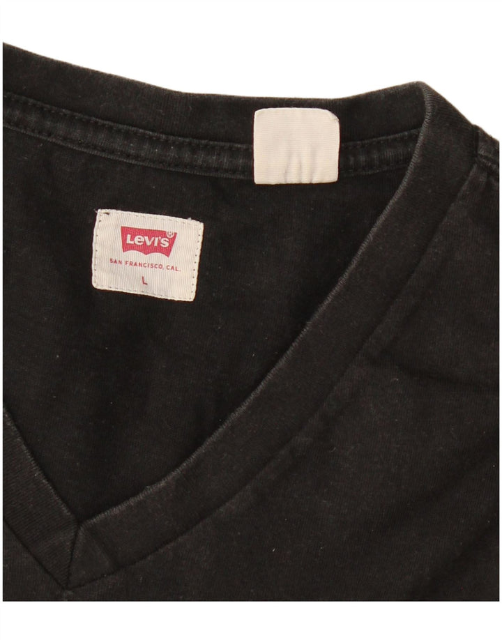 T-shirt da uomo Levi's Top grande nera