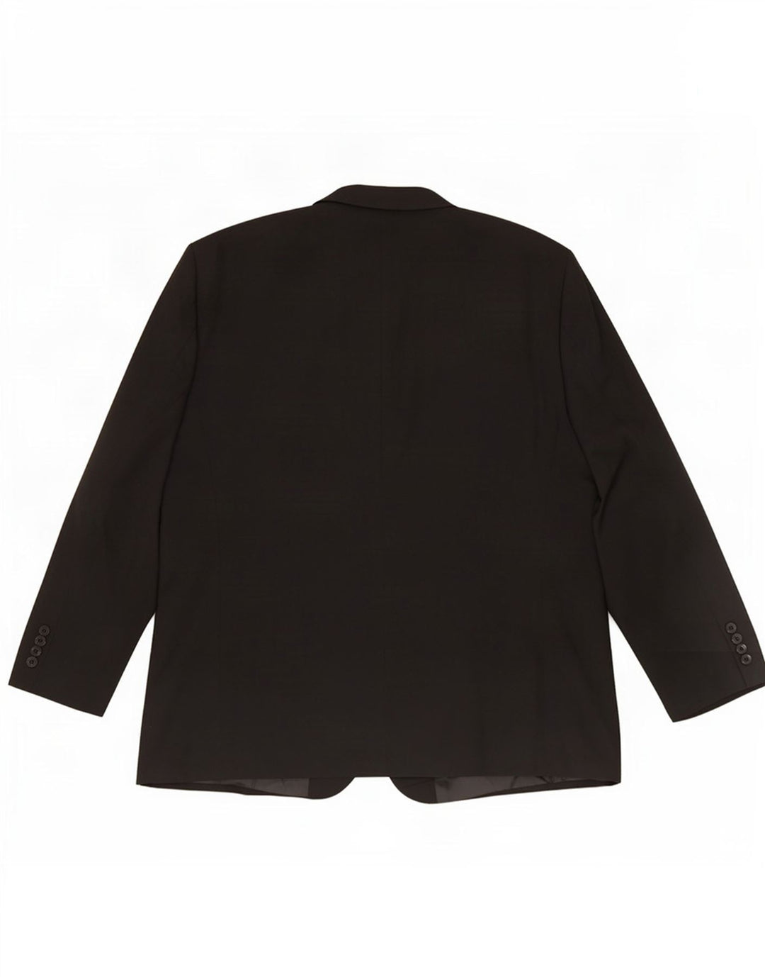 Giacca blazer a 2 bottoni Marks & Spencer da uomo UK 52 3XL poliestere nero
