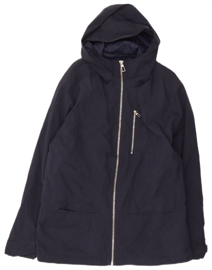 Giacca antipioggia da uomo Marks & Spencer UK 42 XL poliestere blu navy