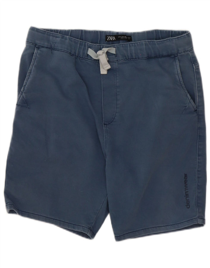 Pantaloncini chino da uomo Zara medi W32 blu navy
