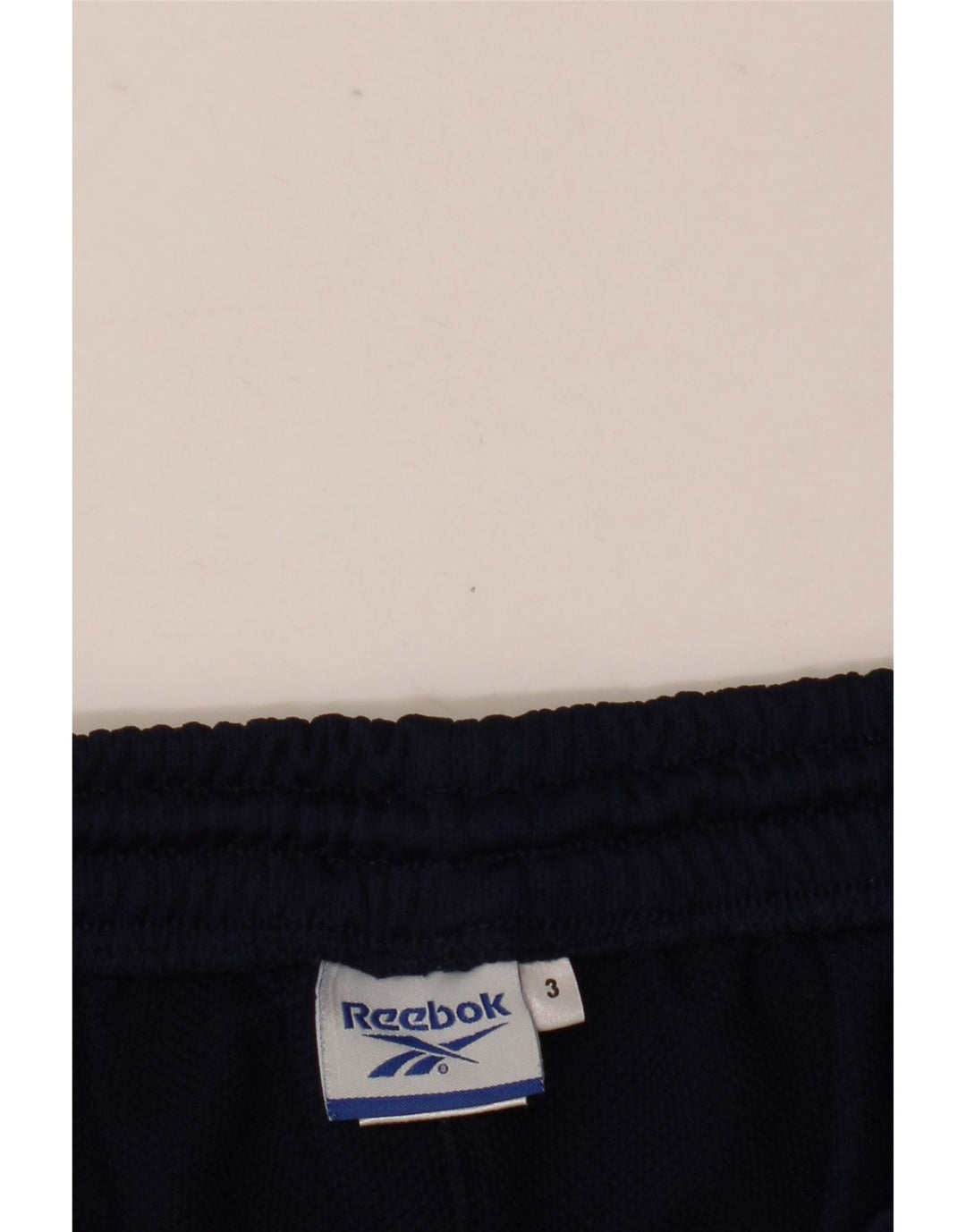 Pantaloni da tuta da uomo Reebok Large in poliestere blu navy