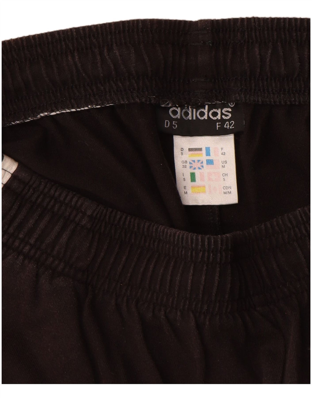 Pantaloncini sportivi Adidas da uomo medio cotone nero