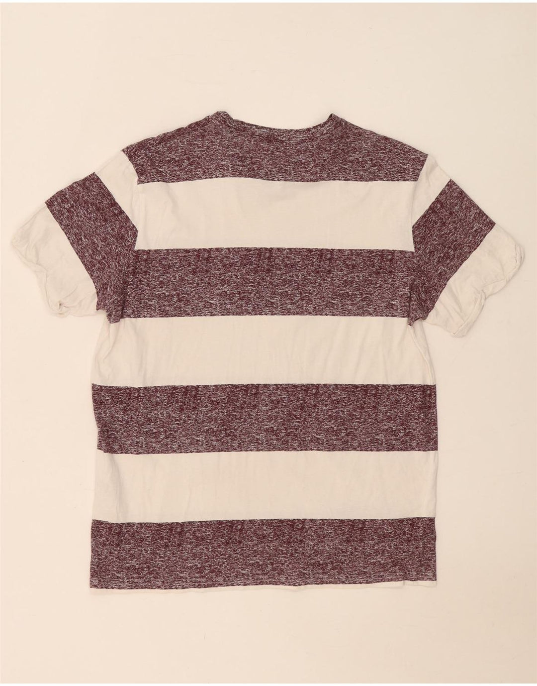 Jack & Jones T-shirt da uomo Top in cotone a righe bianche medie
