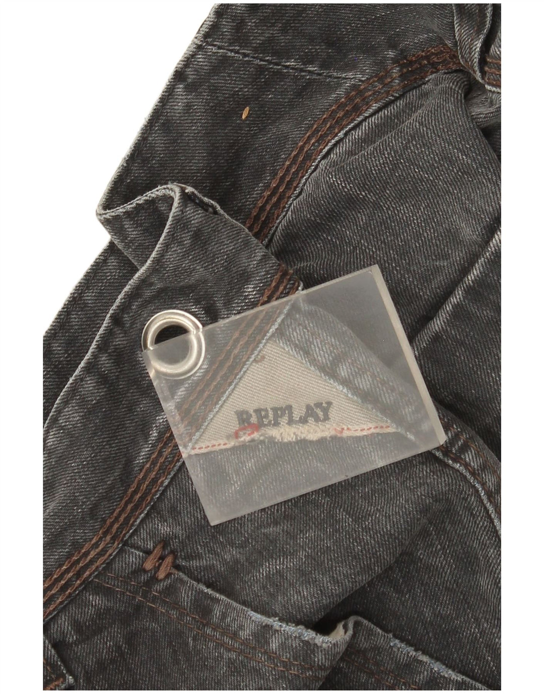 Jeans slim da uomo Replay W38 L33 Grigi
