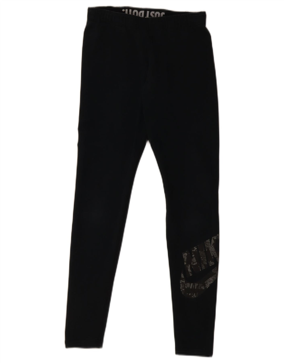Leggings grafici da donna Nike UK 10 piccoli cotone nero