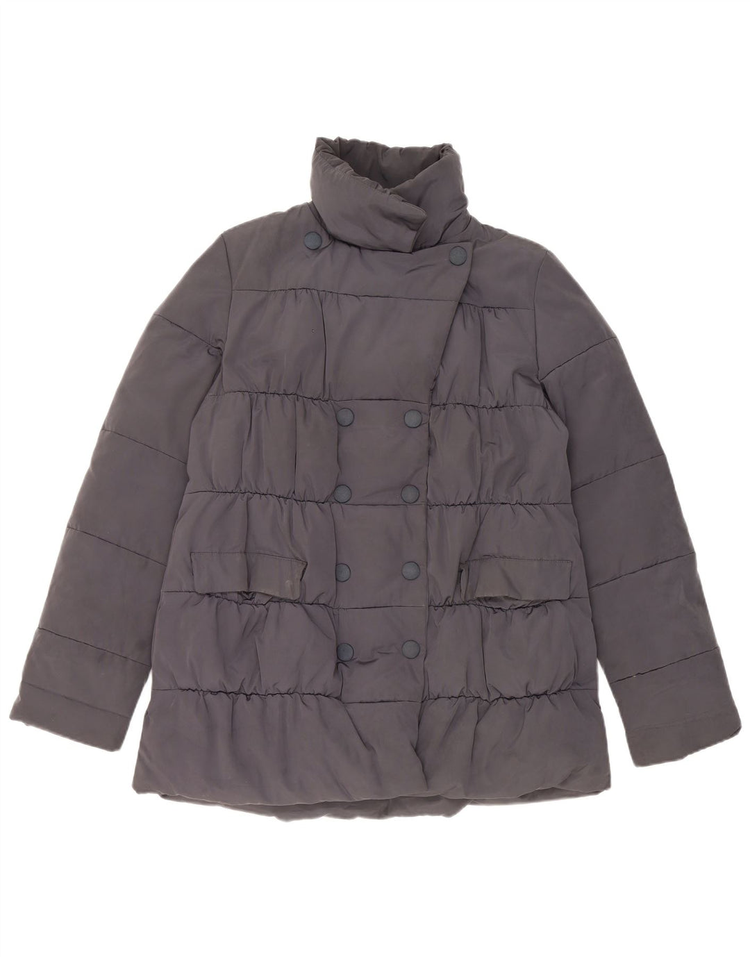Giacca imbottita da uomo Max & Co. UK 14 grande poliestere blu navy