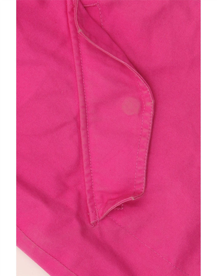 JOULES Giacca antipioggia da donna con cappuccio UK 18 XL Cotone rosa