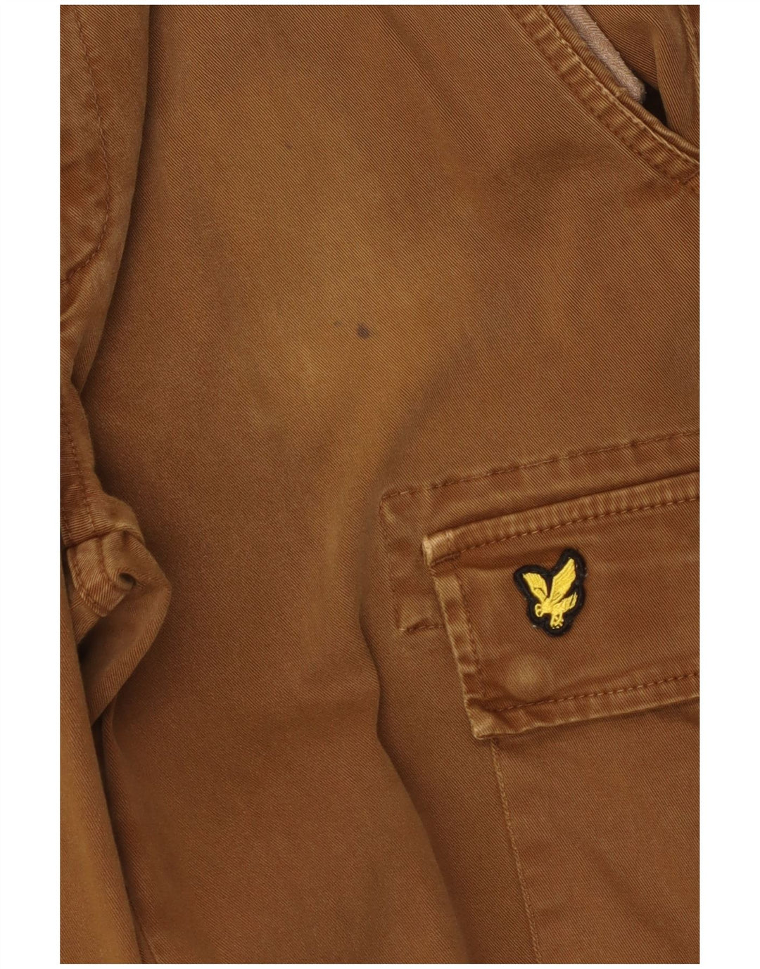 Pantaloni cargo slim da uomo Lyle & Scott W32 L33 in cotone marrone