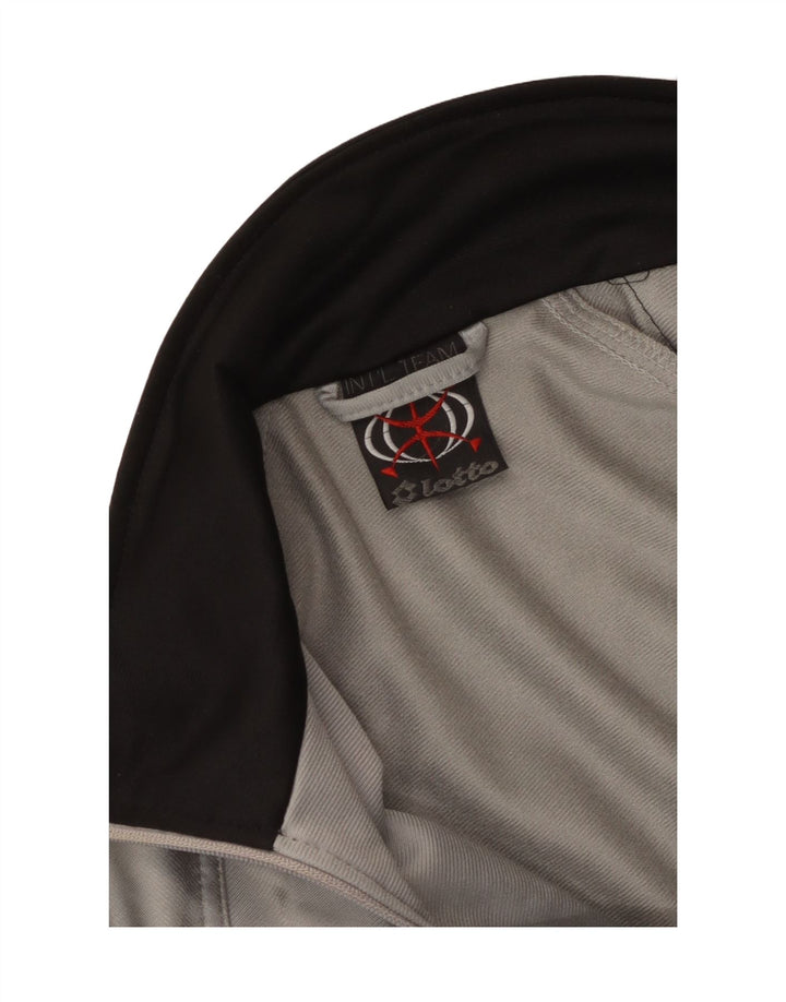 Giacca da ginnastica grafica da uomo Lotto Top giacca color grigio medio