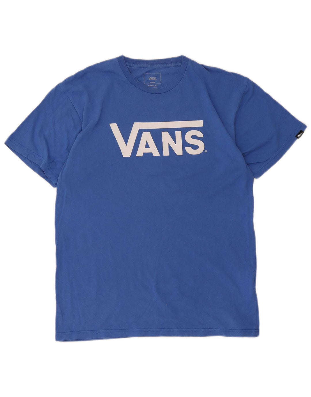 T-shirt grafica da uomo con vestibilità classica Vans, in cotone blu medio