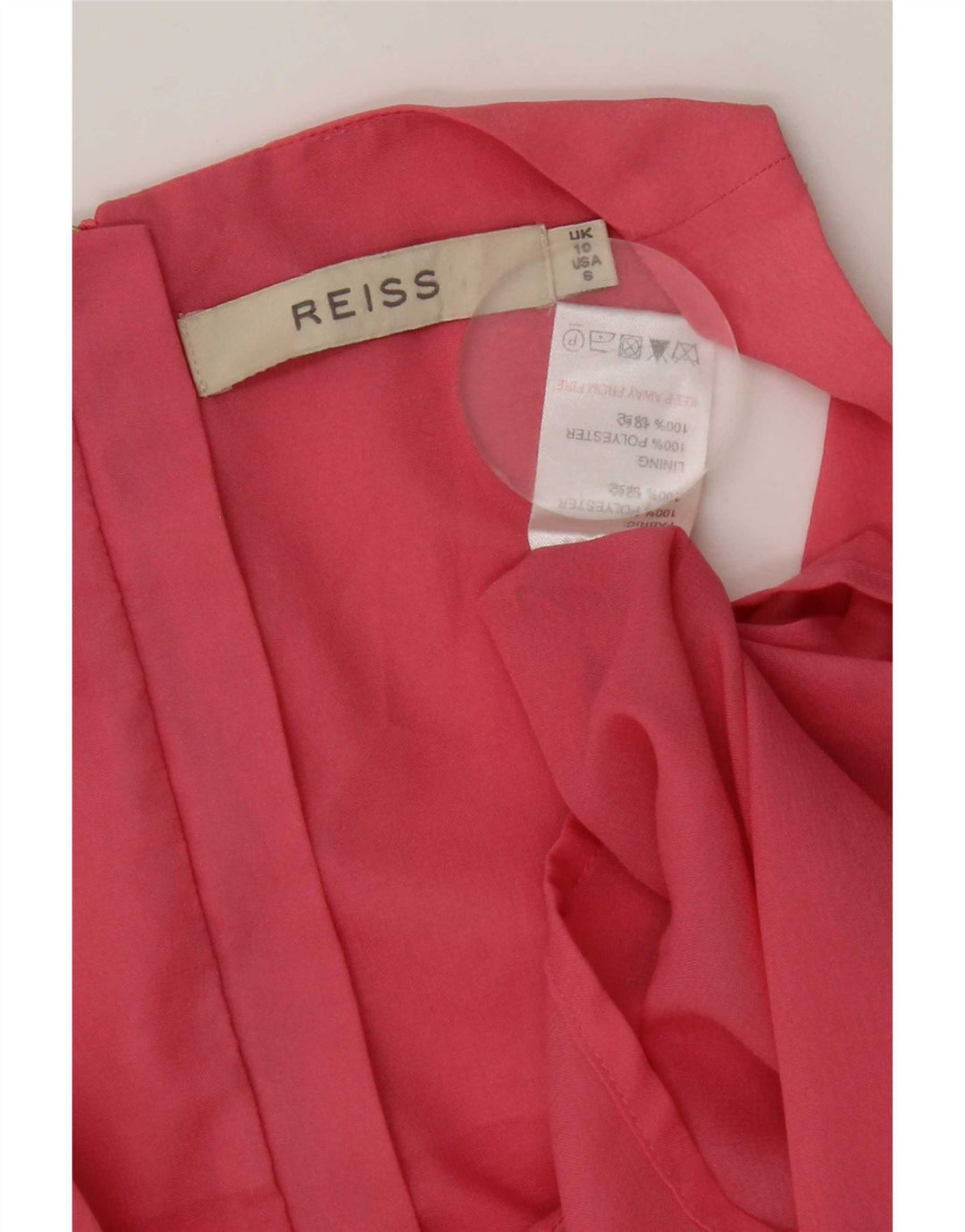 Canotta regolare da donna Reiss UK 10 piccola rosa poliestere